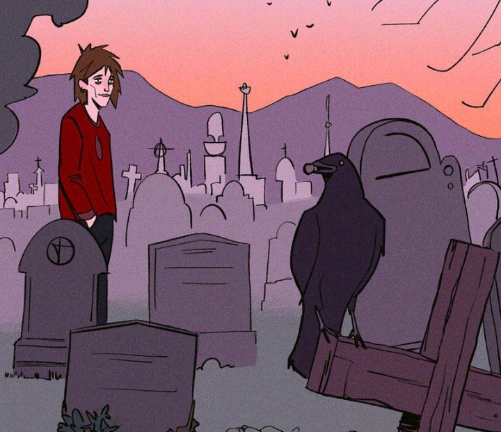 The Cemetery and 20 Seconds: a new comic and a new script